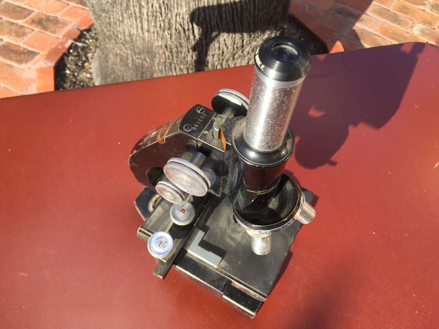 Heavy Duty BAUSCH & LOMB OPTICAL CO. Microscope Single Eye Solid [Photo 17]