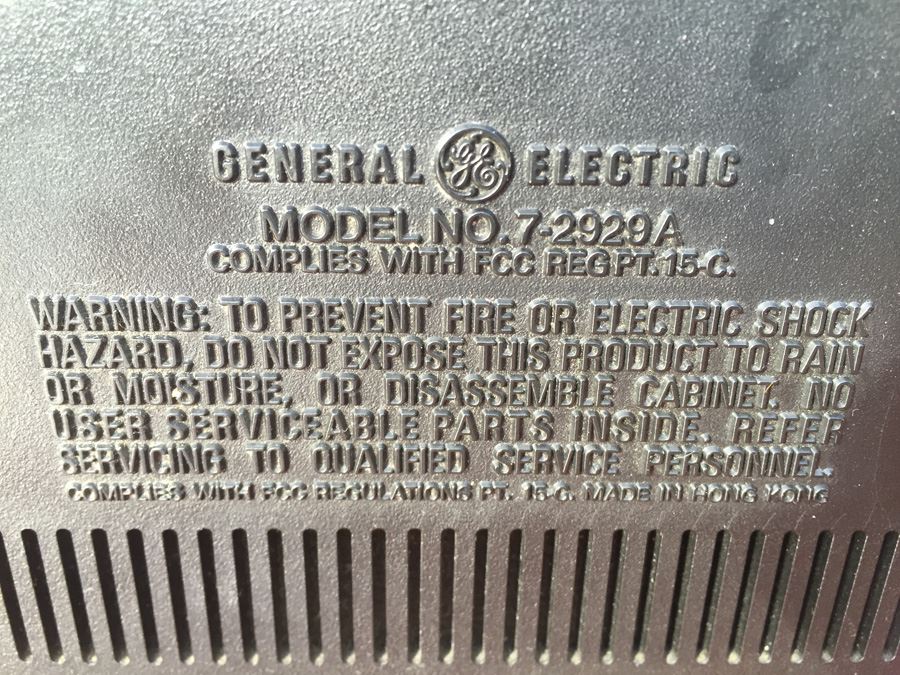 General Electric TV Radio [Photo 5]