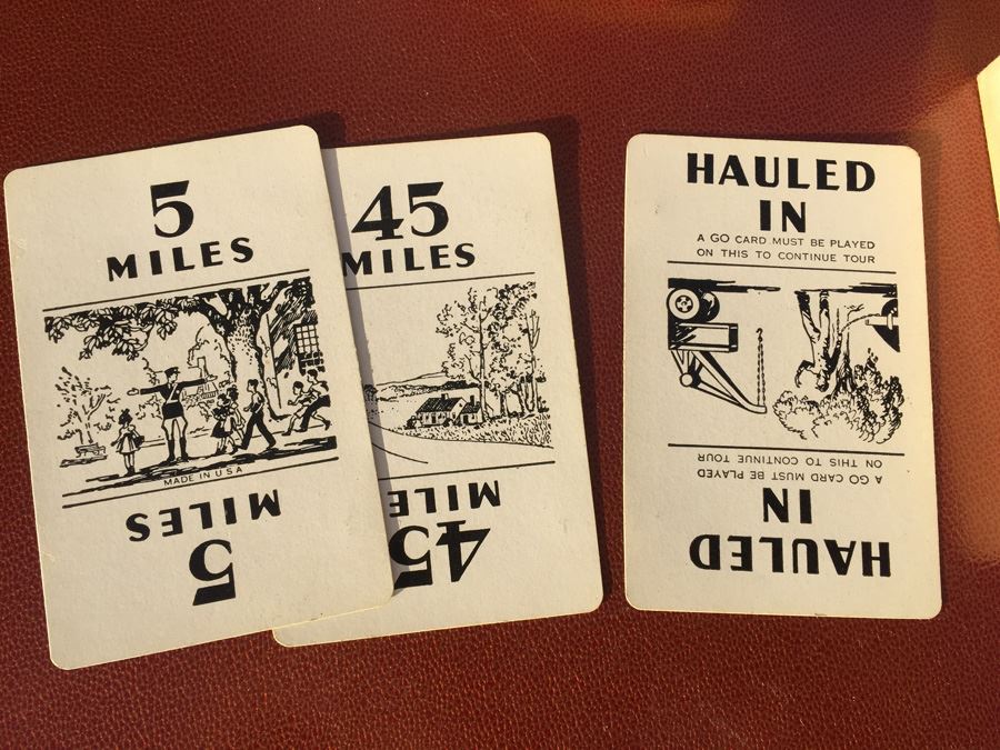 Parker Brother Touring Automobile Card Game 1954 [Photo 5]