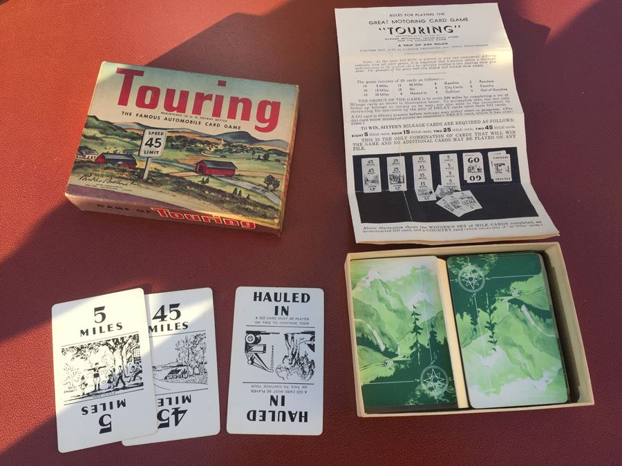 Parker Brother Touring Automobile Card Game 1954 [Photo 4]