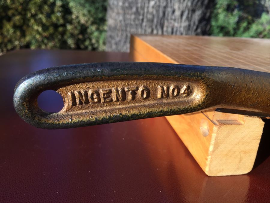 Vintage Wood Metal Ingento No. 4 Paper Cutter 12' x 12' [Photo 5]