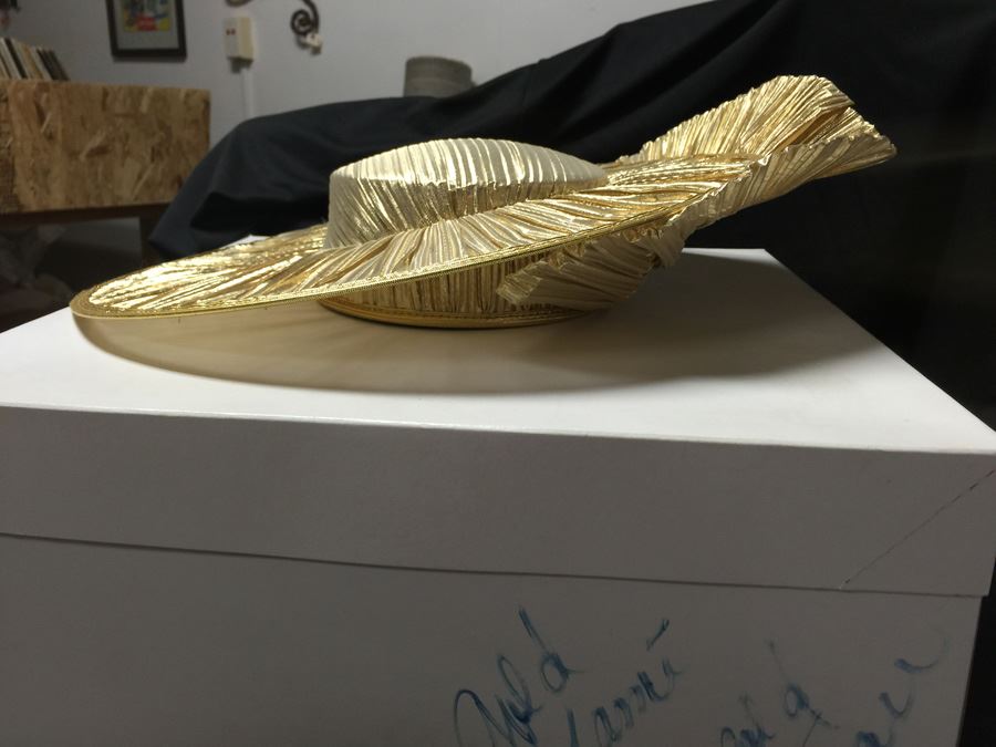 Vintage Gold Hat By Sylvia [Photo 2]