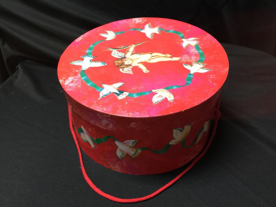 Vintage Black Feather Hat With Box [Photo 4]