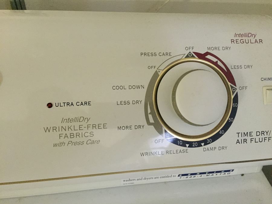 Maytag White Neptune ELECTRIC Dryer Excellent Condition (NOT GAS) [Photo 2]