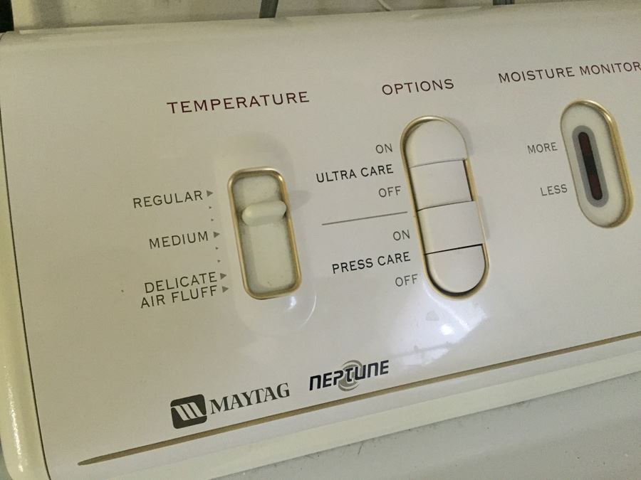 Maytag White Neptune ELECTRIC Dryer Excellent Condition (NOT GAS) [Photo 4]