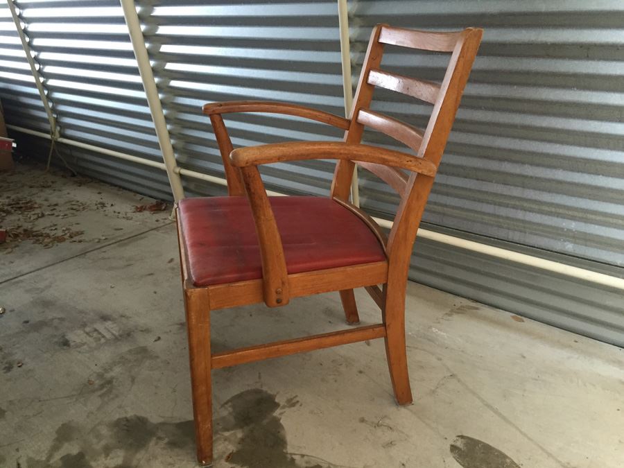 Vintage Wooden Arm Chair [Photo 1]