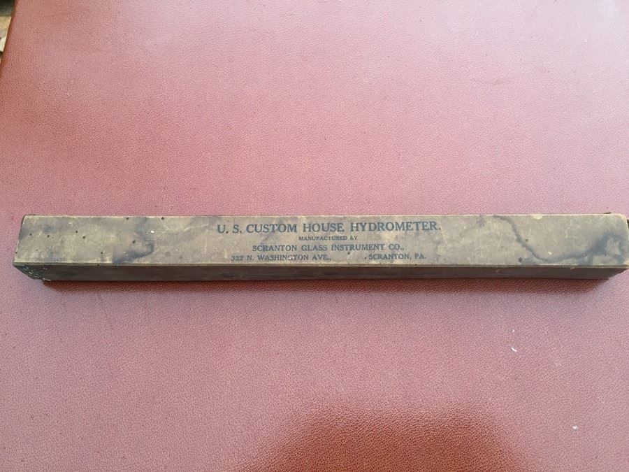 U.S. Custom House Hydrometer With Original Box [Photo 4]