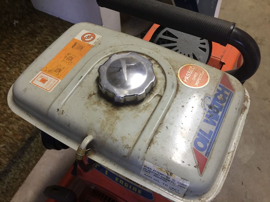 KUBOTA Engine Generator Type A1000-3-120 Japan With Rolling Cart [Photo 6]