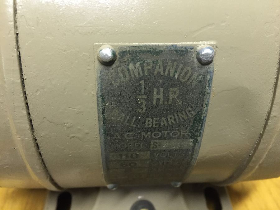 Rolling Cart With Companion 1/3 HP Heavy Duty Buffer And Tons Of Buffing Equipment Wheels [Photo 5]