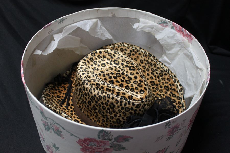 Leopard Pattern Western Hat With Box [Photo 5]