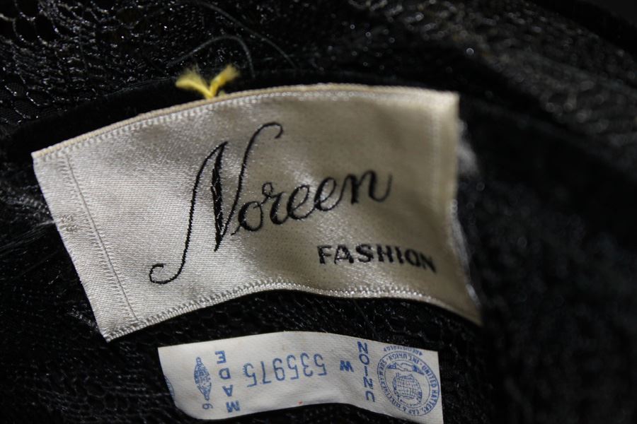 Vintage Black Noreen Fashion Hat