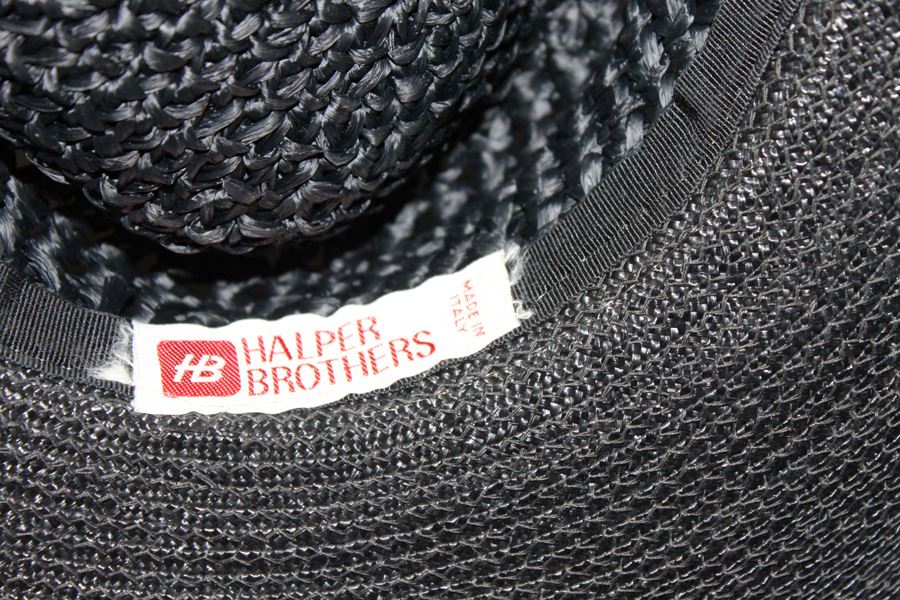 Halper Brothers Black Hat Made In Italy With Box [Photo 4]