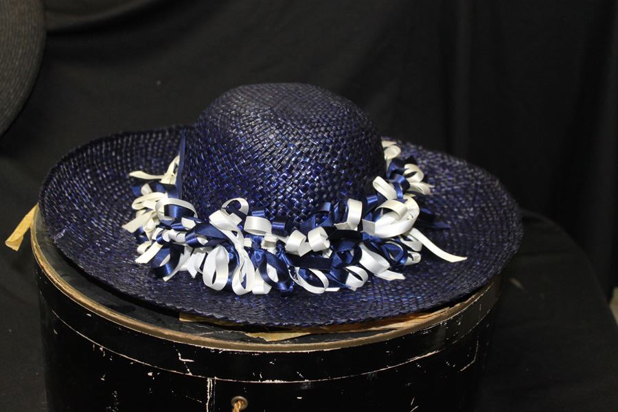 Blue Woven Hat [Photo 2]