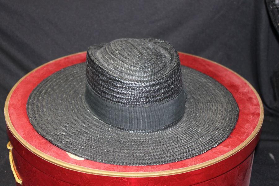 Black Woven Italian Hat [Photo 2]