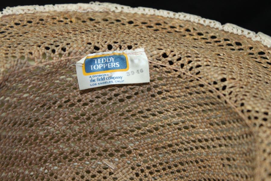 Vintage Woven Hat With Lace [Photo 3]