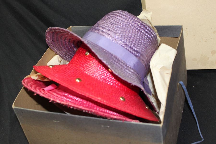 Set Of 3 Woven Hats [Photo 2]