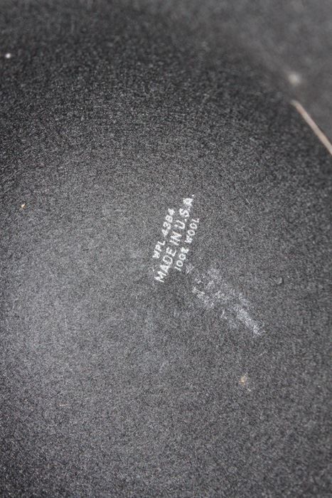Vintage Black Wool Hat With Box [Photo 6]