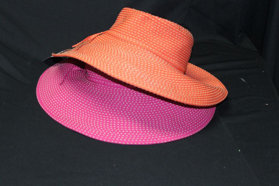 Set Of 5 Woven Colorful Hats [Photo 3]