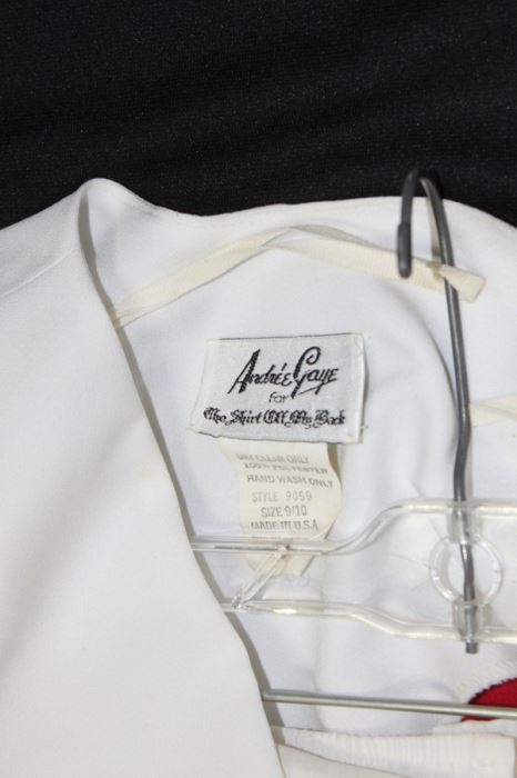 Vintage Andre Gaye Red And White Outfit Size 9/10 [Photo 6]