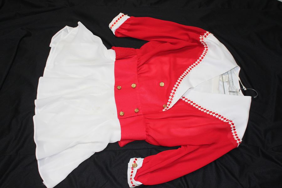 Vintage Andre Gaye Red And White Outfit Size 9/10 [Photo 2]