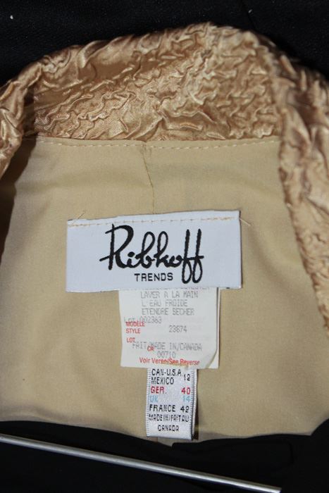 Ribkoff Trends Outfit Black And Gold Size 12 [Photo 3]