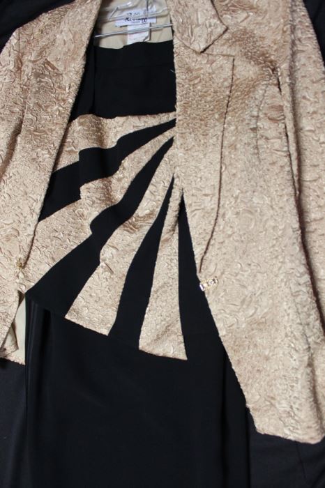 Ribkoff Trends Outfit Black And Gold Size 12 [Photo 2]