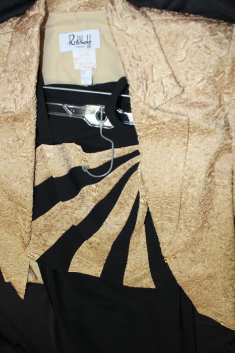Ribkoff Trends Outfit Black And Gold Size 12 [Photo 5]