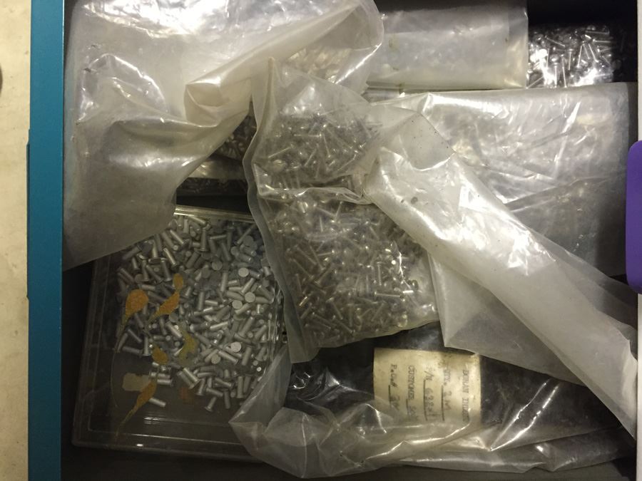 Nice 27-Drawer Metal Cabinet On Casters Filled With Hardware [Photo 24]