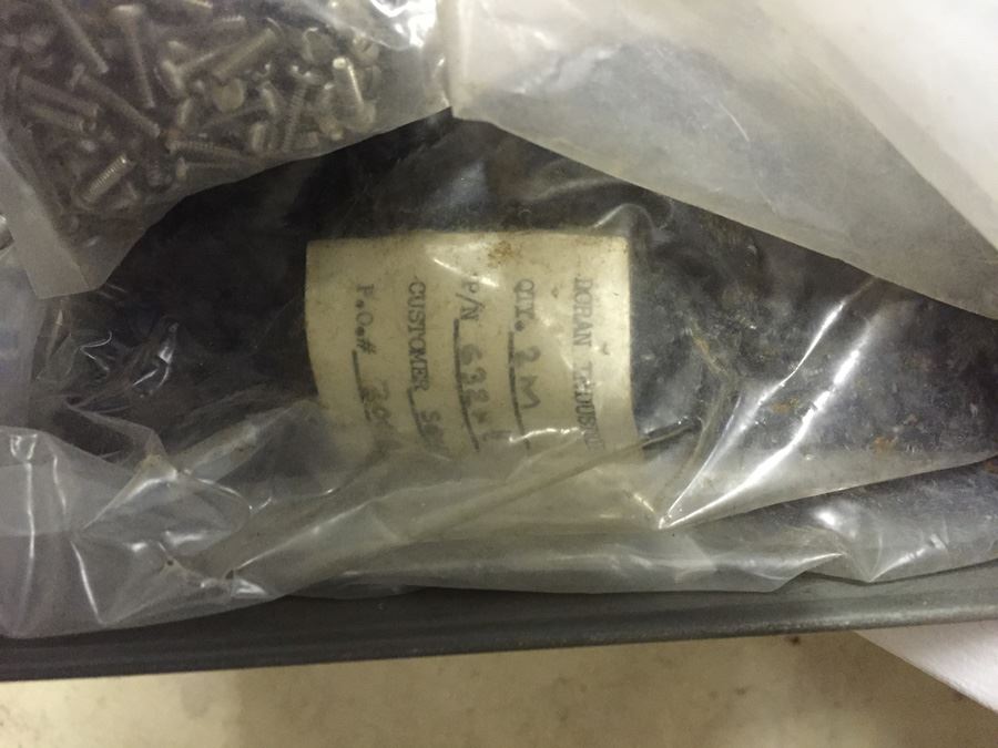 Nice 27-Drawer Metal Cabinet On Casters Filled With Hardware [Photo 25]