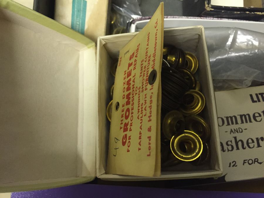 Nice 27-Drawer Metal Cabinet On Casters Filled With Hardware [Photo 14]