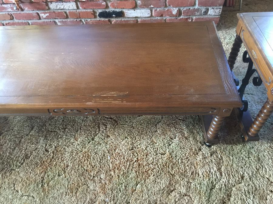 3-Piece Furniture Set - Includes Coffee Table And (2) End Tables On Casters [Photo 10]