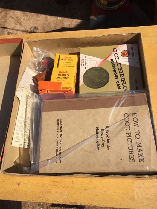Box Of Vintage Camera Equipment And Books [Photo 2]