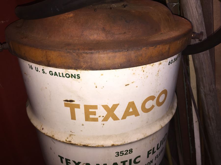 TEXACO Station Transmission Fluid Drum Dispenser [Photo 8]