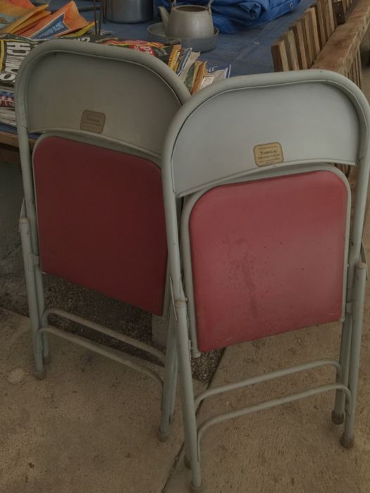 (2) Shwayder Bros Samson Folding Chairs [Photo 1]