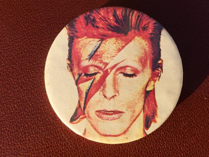 Vintage David Bowie Button
