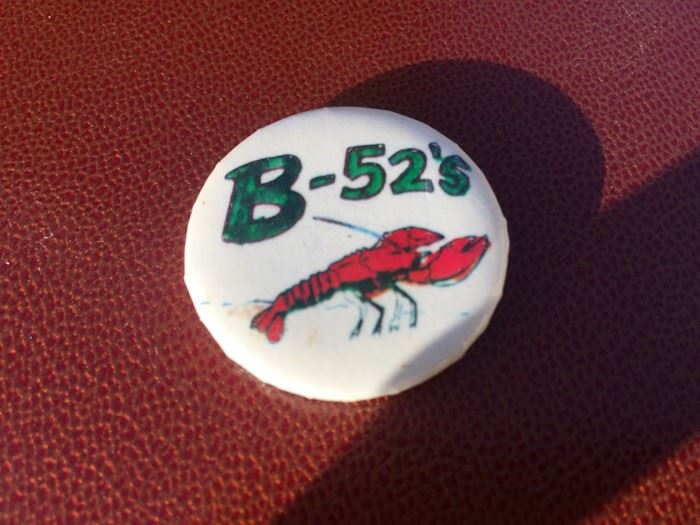 Vintage B-52's Button