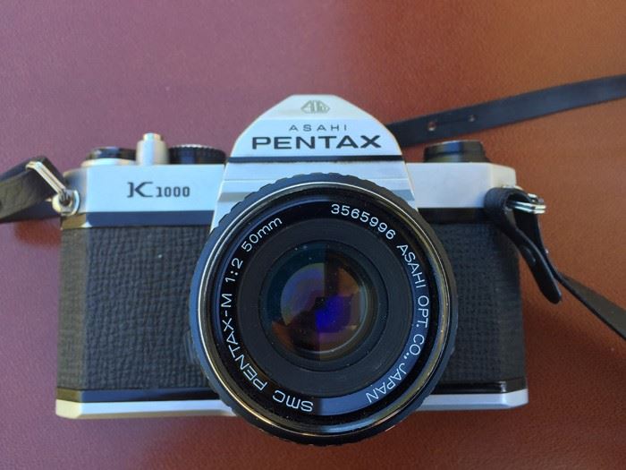Pentax K1000 35MM Camera With Lens Asahi