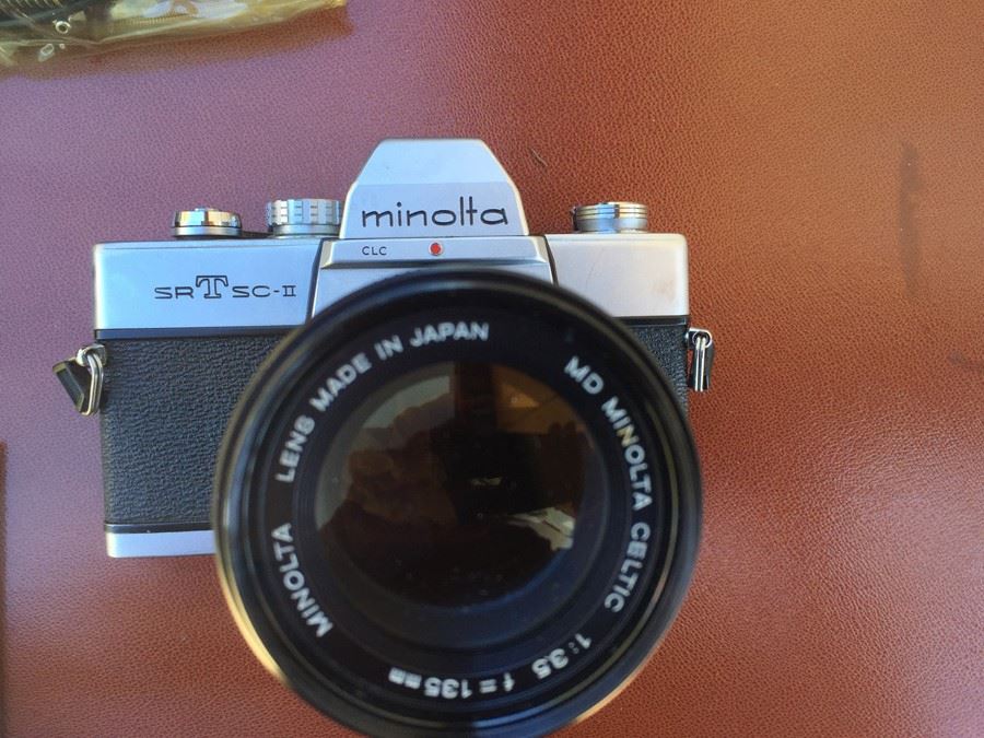 Camera Lot Includes Minolta Camera With Multiple Lenses And Camera Bag [Photo 7]