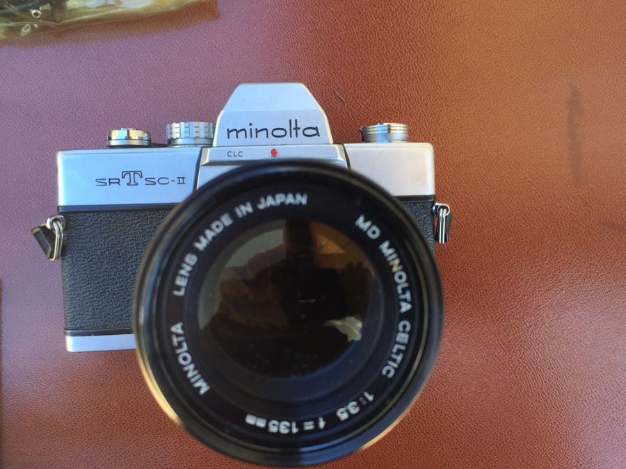 Camera Lot Includes Minolta Camera With Multiple Lenses And Camera Bag [Photo 6]