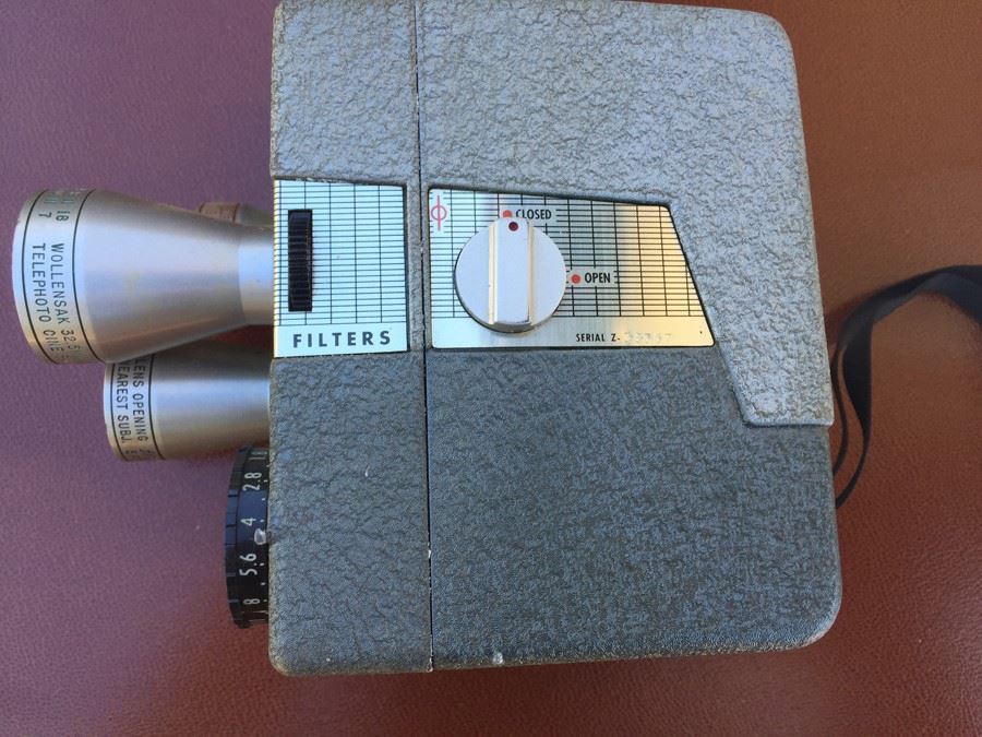 Vintage 1950's Wollensak Model 43 8mm Film Home Movie Camera With Case [Photo 8]