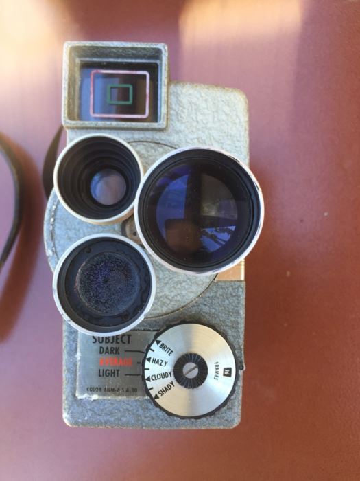 Vintage 1950's Wollensak Model 43 8mm Film Home Movie Camera With Case [Photo 2]