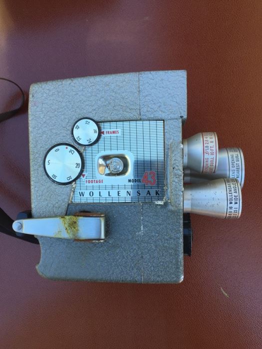 Vintage 1950's Wollensak Model 43 8mm Film Home Movie Camera With Case [Photo 6]