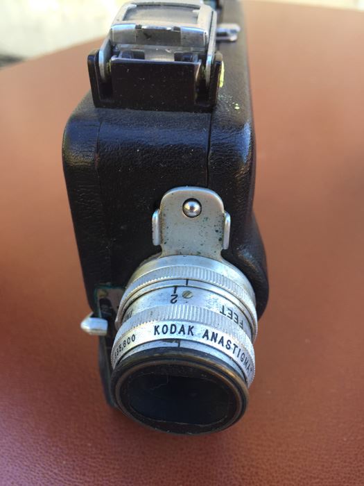 Vintage Kodak Camera Cine-Kodak Magazine 8 Camera With Case