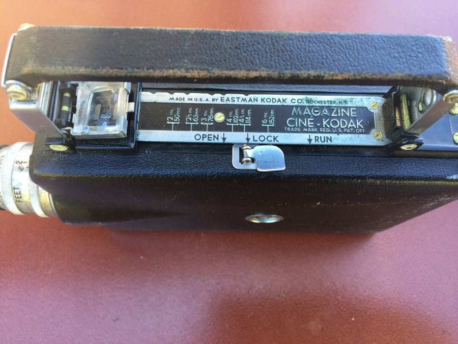Vintage Kodak Camera Cine-Kodak Magazine 8 Camera With Case [Photo 4]