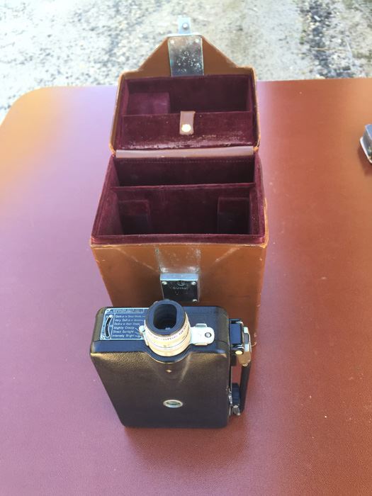 Vintage Kodak Camera Cine-Kodak Magazine 8 Camera With Case And Extra Lens [Photo 10]