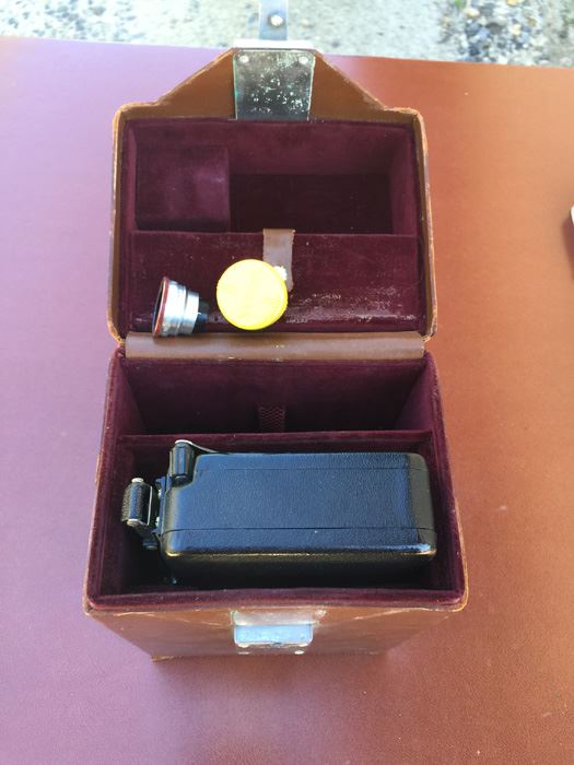 Vintage Kodak Camera Cine-Kodak Magazine 8 Camera With Case And Extra Lens