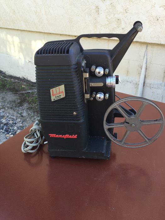 Vintage Mansfield Holiday 8 MM Projector