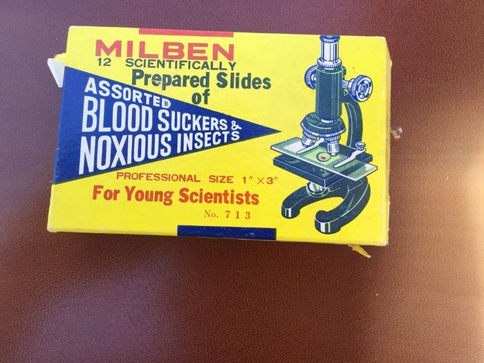 MILBEN Slides Of Assorted Blood Suckers & Noxious Insects For Young Scientists [Photo 1]