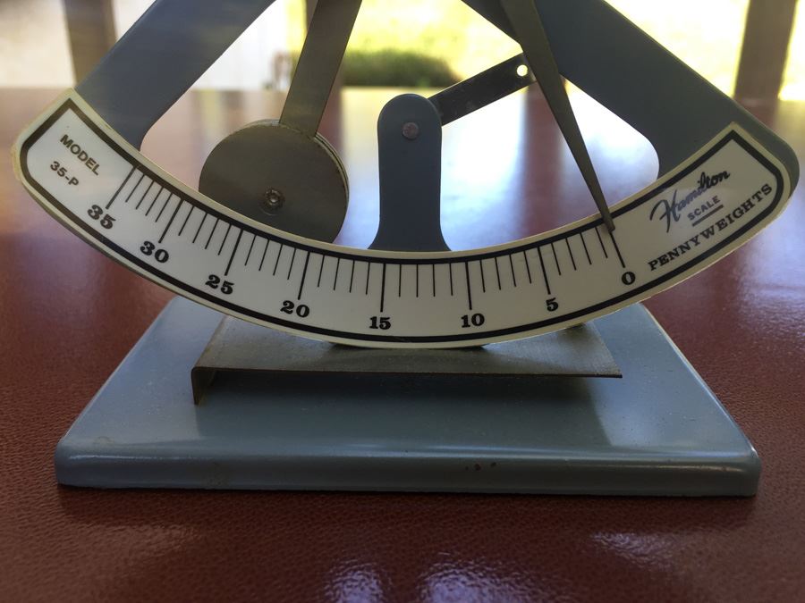 Vintage Hamilton PENNYWEIGHTS Scale Model 35-P For Weighing Precious Metals [Photo 5]