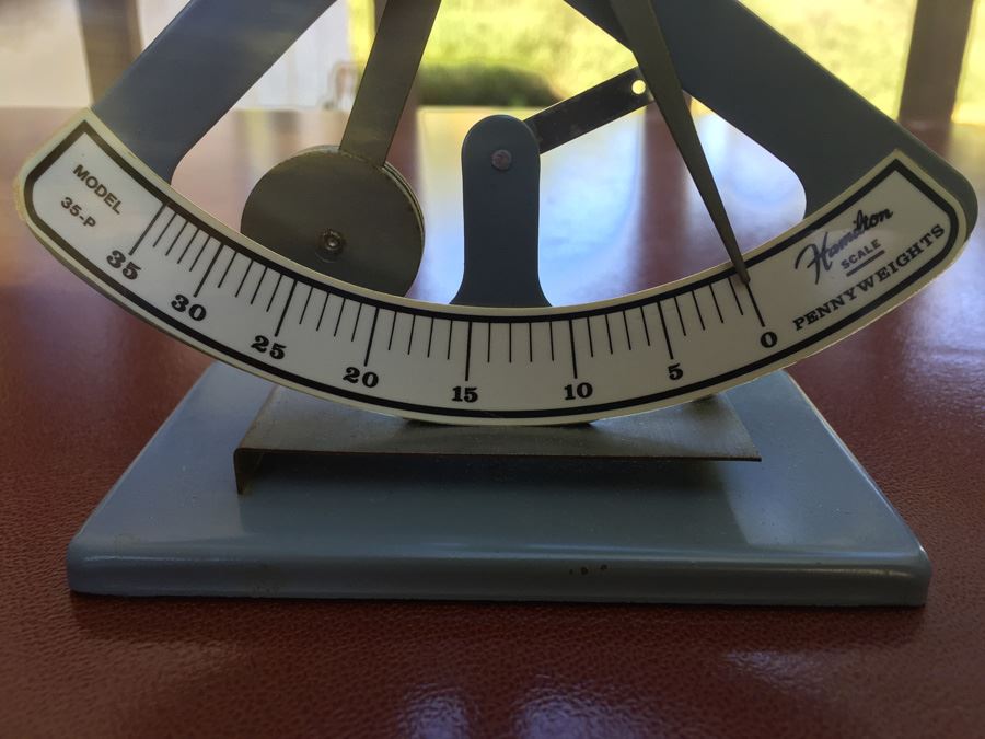 Vintage Hamilton PENNYWEIGHTS Scale Model 35-P For Weighing Precious Metals [Photo 6]